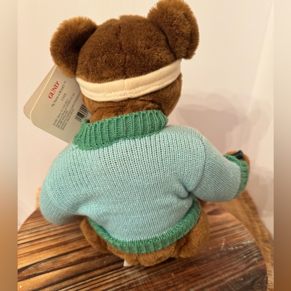 GUND plush Teddy Bear Golfer NWT new complete golf club golfing teddy - Picture 6 of 14